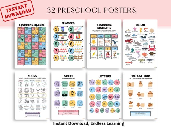 Preschool posters