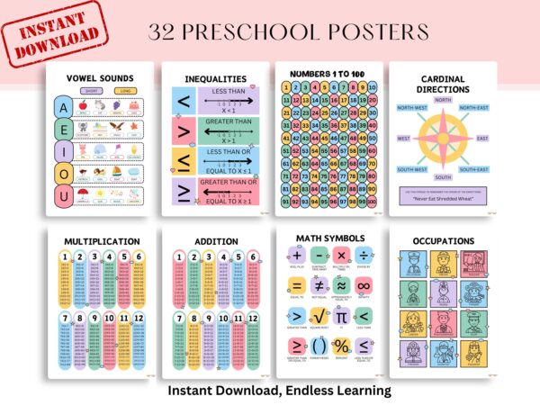 Preschool posters