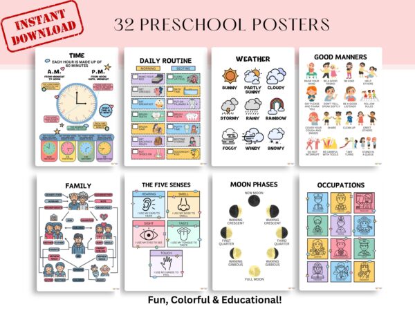 Preschool posters