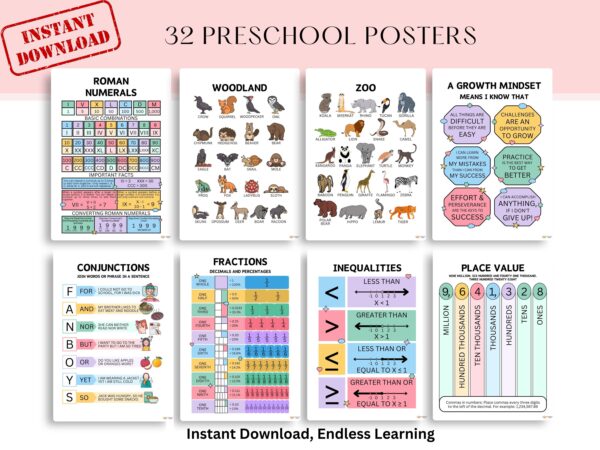 Preschool posters
