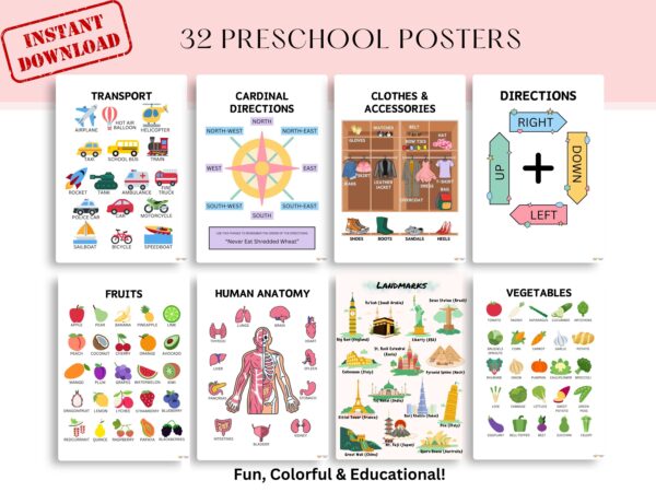 Preschool posters