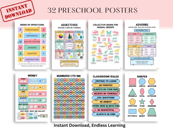 Preschool posters