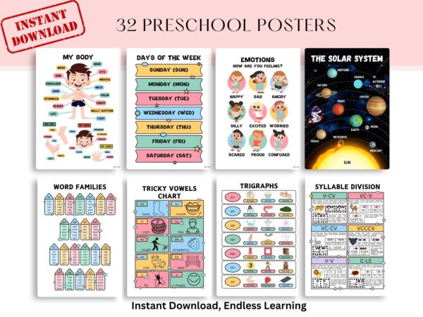 Preschool posters